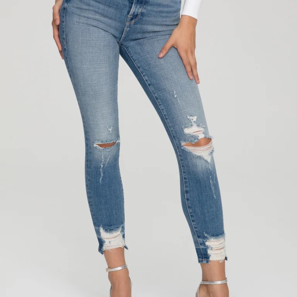 Good American Good Waist Cropped Jeans